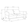 Lively Sofa/Loveseat Chenille — foto 6